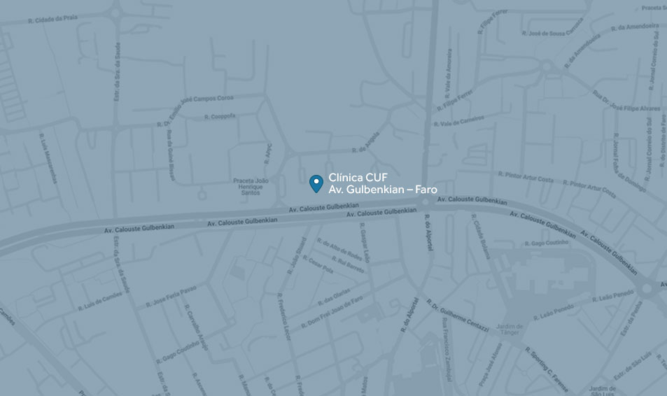 Centro de Ortopedia e Reabilitação - Faro — mapa